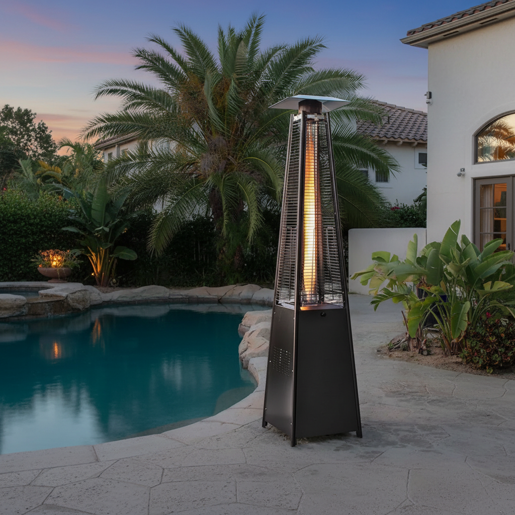 SolaraFlame Pyramid Patio Heater